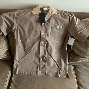 Rhude button up shirt brand new men size small
